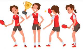 中国乒乓球女队员